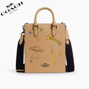 NWT COACH‎ Coach X Observed By Us Dylan Leather Tote Bag